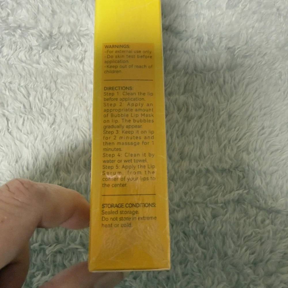 Misoour Lip Care 3 pack Set Bubble Lip Mask (1) & Lip Serum (2) .14 FL OZ Vit C